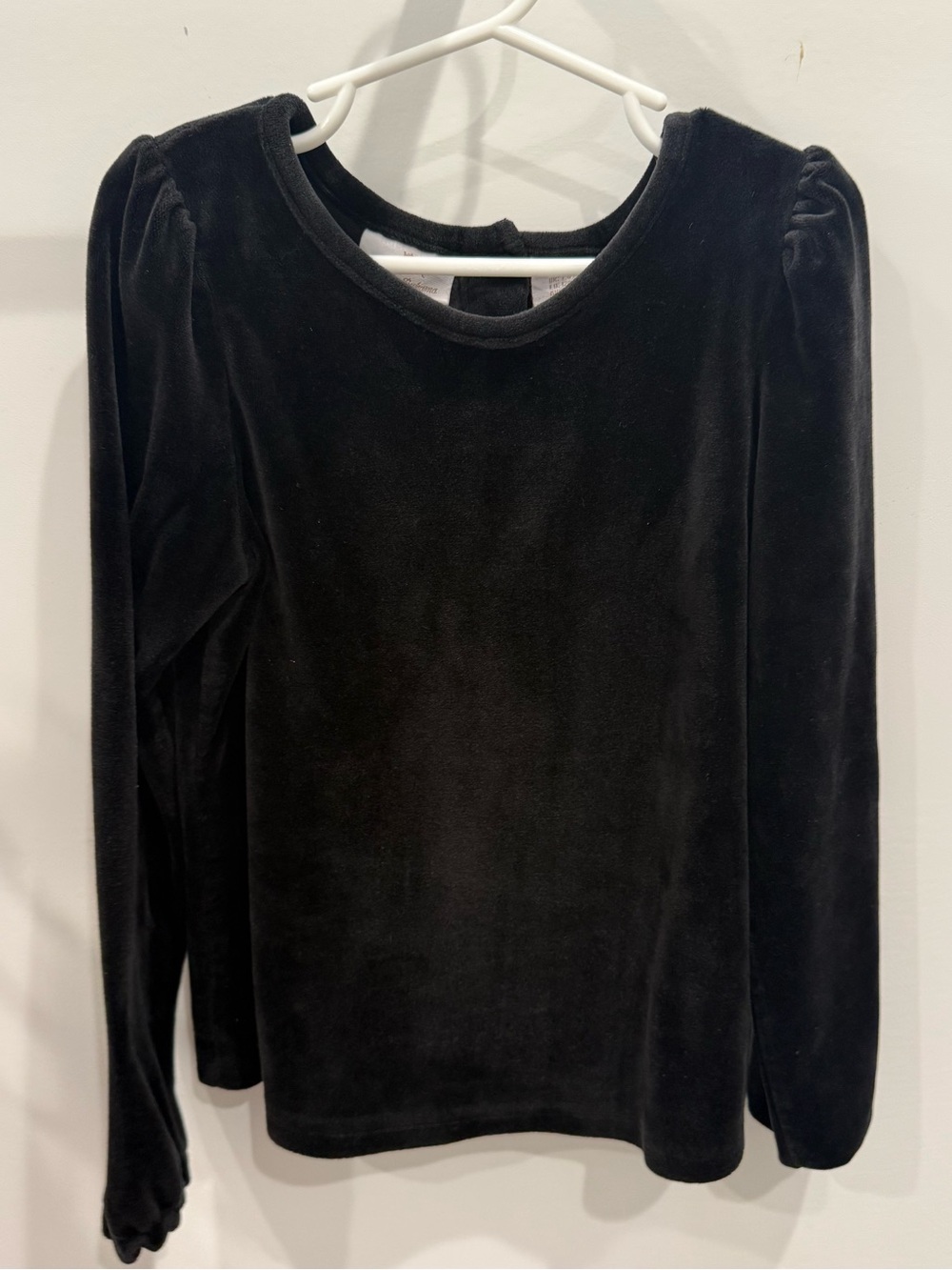 Tommy Bahama Black Velvet Long Sleeve Top